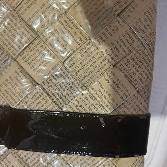 newspaper clutch got it custom made runway handbag purse - Picture 2 of 4